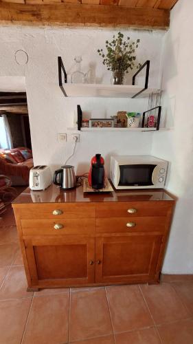 Η κουζίνα ή μικρή κουζίνα στο Puerta Partida, vivienda rural