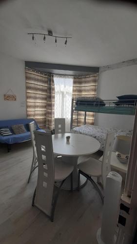 Χώρος καθιστικού στο meublé saisonnier plage