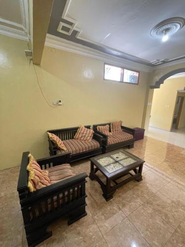Χώρος καθιστικού στο Hotel Manggala Syariah