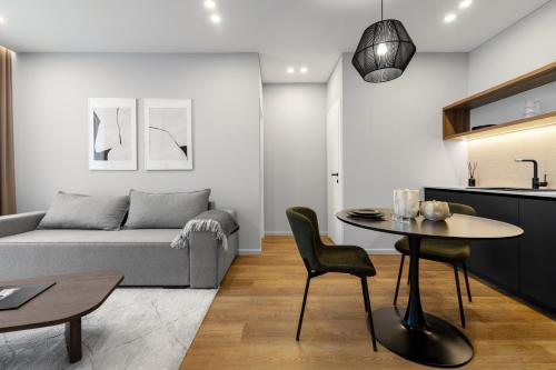 Posezení v ubytování Aparthotel Nemunas