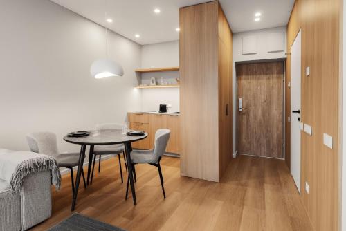 Posezení v ubytování Aparthotel Nemunas