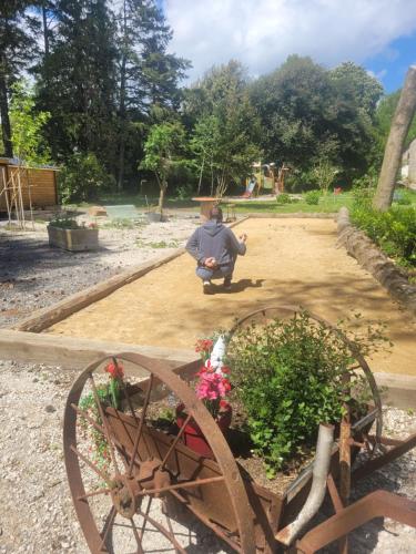 Zahrada ubytování Camping du Bois Fleuri