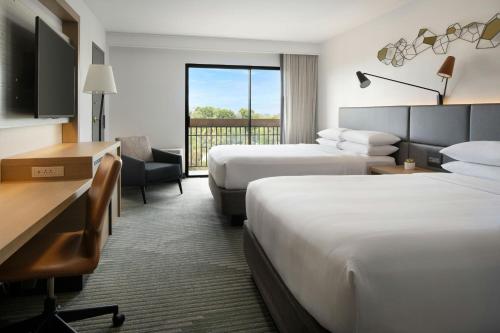 Katil atau katil-katil dalam bilik di Santa Clara Marriott