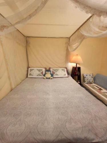 Katil atau katil-katil dalam bilik di Pulisen Homestay