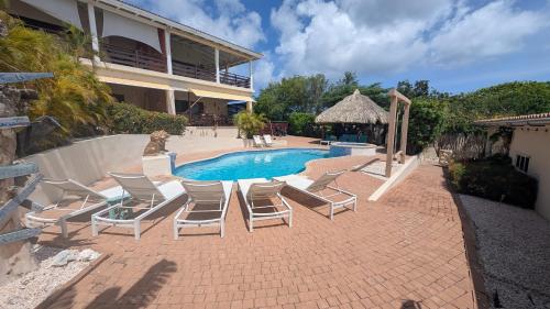 Πισίνα στο ή κοντά στο Home Sweet Home Jan Thiel Curacao best view