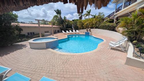 Πισίνα στο ή κοντά στο Home Sweet Home Jan Thiel Curacao best view