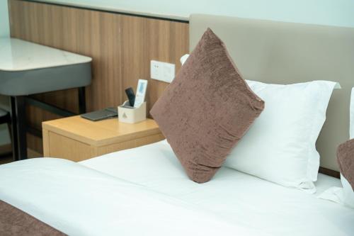 Puli Passo Hotel Casinoにあるベッド