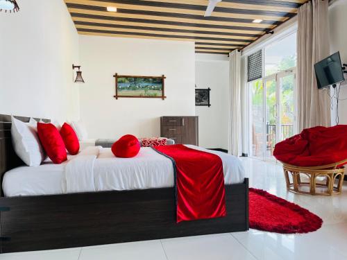 Postel nebo postele na pokoji v ubytování Sohili 3R Resort Ella