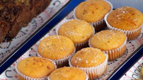 a bunch of cupcakes sitting on a plate at Riad Al Manara in Essaouira