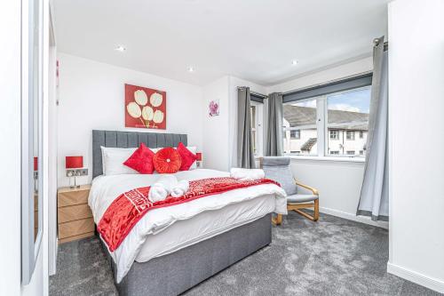 Ένα ή περισσότερα κρεβάτια σε δωμάτιο στο Super Prime The City Residence