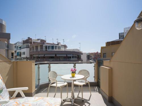 Μπαλκόνι ή βεράντα στο Apartamentos sol y playa