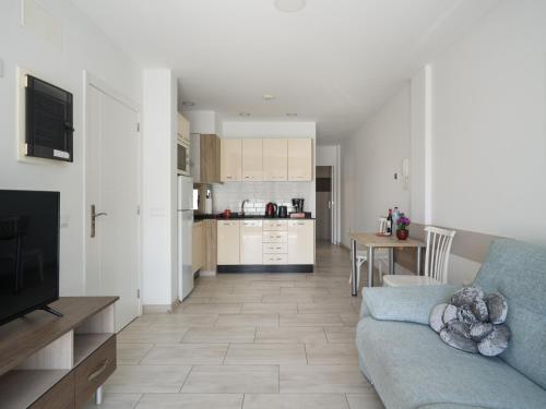 Η κουζίνα ή μικρή κουζίνα στο Apartamentos sol y playa