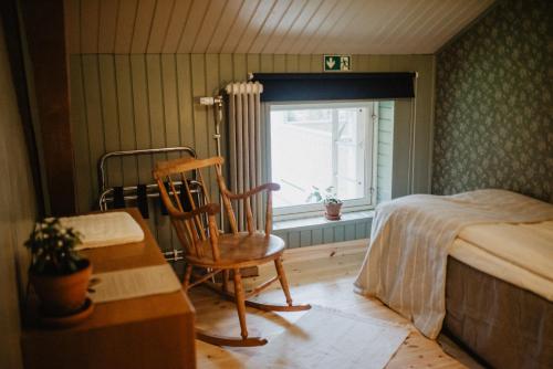 Postel nebo postele na pokoji v ubytování Turistgården Särna