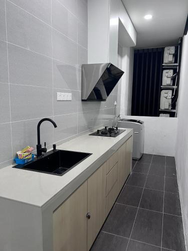 Rex apartmentにあるキッチンまたは簡易キッチン