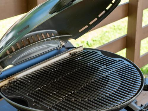 Equipo para parrilladas disponible en el resort