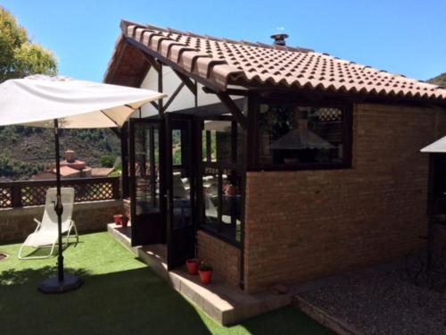 Αίθριο ή υπαίθριος χώρος στο Casa el EDEN de Cameros