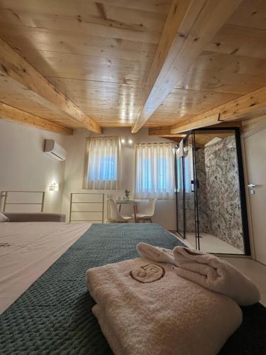 Postel nebo postele na pokoji v ubytování GoSe rooms