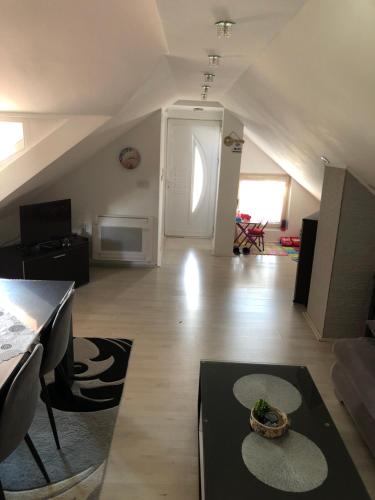 Et opholdsområde på Urban Apartment