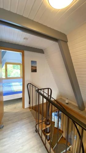 Lütt Hus - Zeltdachhaus in Strandnäheにあるシーティングエリア
