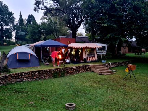 Taman di luar The Lion Lodge Vaal