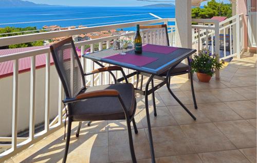 Balkón nebo terasa v ubytování Apartment Podaca With Sea View 306