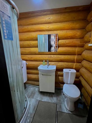 Koupelna v ubytování Гостевой дом Фестивальный