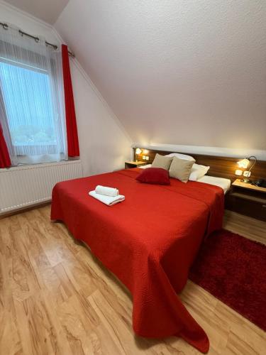 Katil atau katil-katil dalam bilik di Le Rose Suites & Park Hotel
