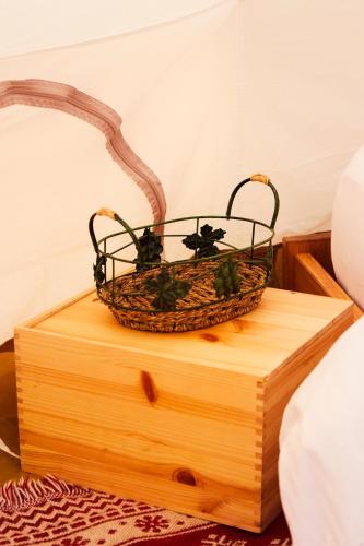 Ένα ή περισσότερα κρεβάτια σε δωμάτιο στο bosco glamping
