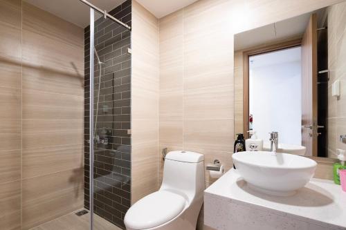 Ένα μπάνιο στο The best price apartment at SOHO