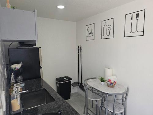 Dapur atau dapur kecil di Nido acogedor con estilo