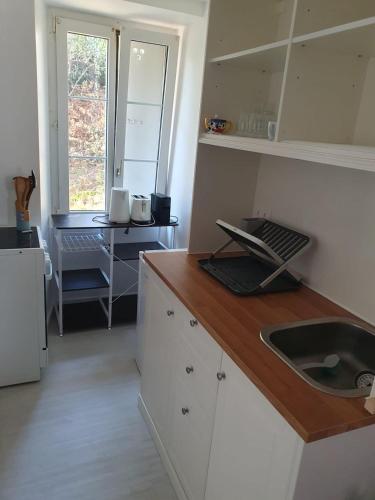 Logement entier Montreuxにあるキッチンまたは簡易キッチン