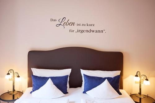 Hotel Hubertusにあるベッド