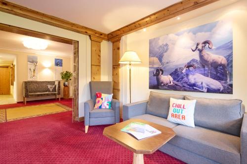 Hotel Hubertusにあるシーティングエリア