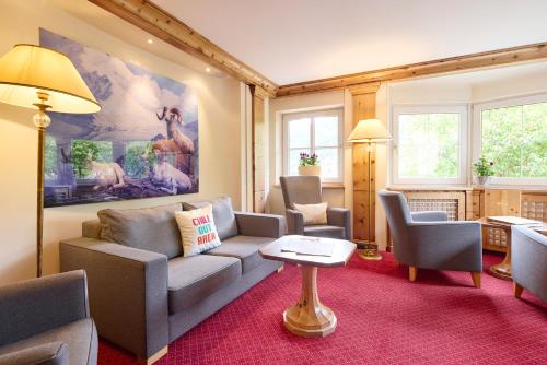 Hotel Hubertusにあるシーティングエリア
