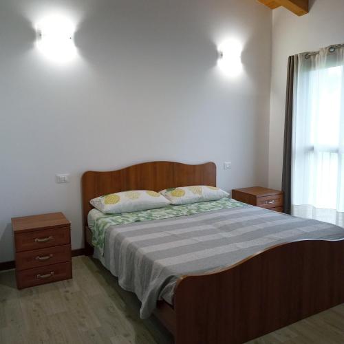 Ένα ή περισσότερα κρεβάτια σε δωμάτιο στο Agriturismo Trabucco