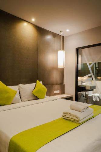 Katil atau katil-katil dalam bilik di 3Season Hotel