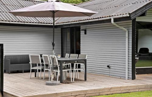Patio nebo venkovní prostory v ubytování Holiday Home Hejrevænget Hemmet X