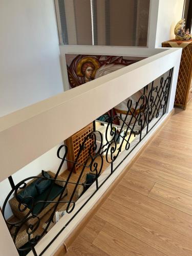 a stairway with at Zografos Studios Zacharo Zakharo in Zakharo
