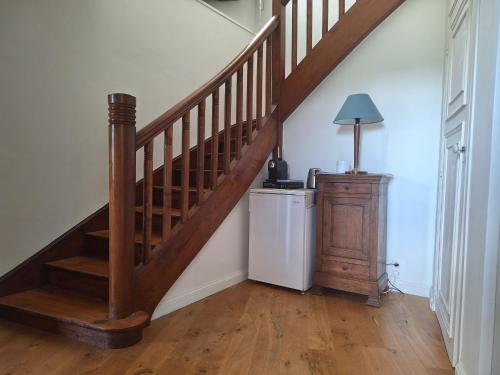 Nhà bếp/bếp nhỏ tại Chambre avec vue sur remparts