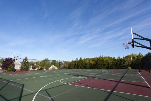 a basketball hoop on a tennis court at The Lynx - 35 Butternut in Cherry Valley