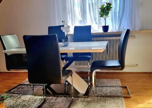 Posezení v ubytování 3-room apartment Linz