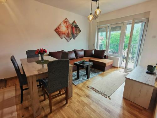 Χώρος καθιστικού στο Trajkovic One Bedroom Apartment
