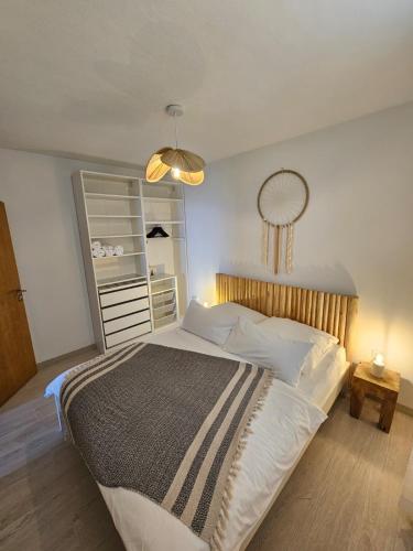 Postel nebo postele na pokoji v ubytování Sunny Apartments