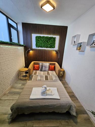 Χώρος καθιστικού στο Exotic Sea-View Apartment