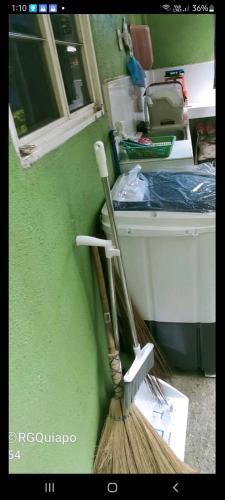 Ένα ή περισσότερα κρεβάτια σε δωμάτιο στο Bohol Furnished Unit