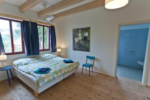 Ένα ή περισσότερα κρεβάτια σε δωμάτιο στο Irota EcoLodge