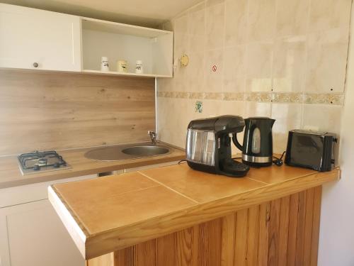 Dapur atau dapur kecil di La Caleche