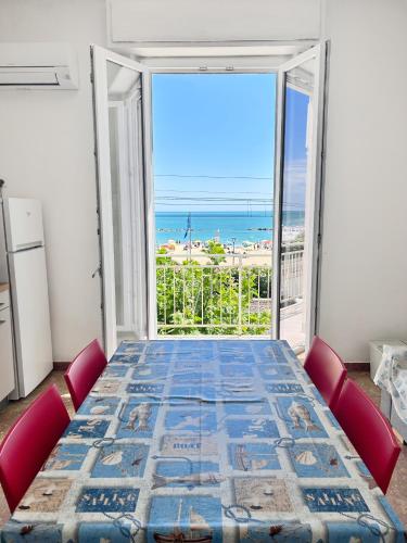 Katil atau katil-katil dalam bilik di Conero-Alba al Mare-Bilocali Adiacenti e V i s t a Mare