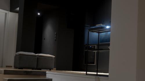 Kuchyň nebo kuchyňský kout v ubytování Mazzo luxury Monemvasia