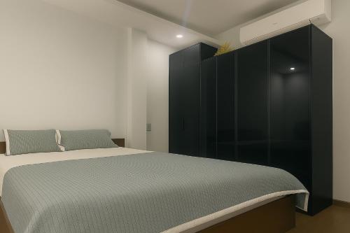 Ένα ή περισσότερα κρεβάτια σε δωμάτιο στο Homestay Bối Bối
